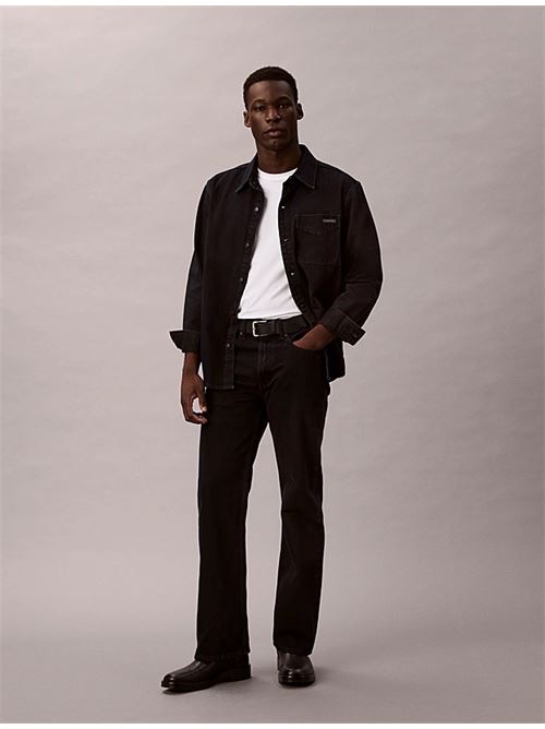 blue black stone 90s overshirt CALVIN KLEIN JEANS | LV04RE714GEF7